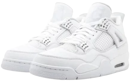 Side View of Jordan 4 Retro Pure Money